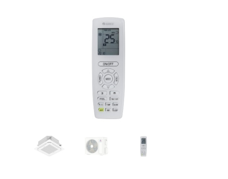 Aer conditionat Gree tip caseta de tavan cu refulare 360° (620x620x47.5 mm) U-Match 18000 BTU [4]