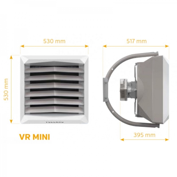 Aeroterma pe agent termic VOLCANO VR MINI EC - 20Kw [6]