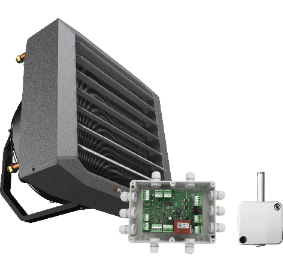 Aeroterma pe apa, 65.2 Kw, consola rotativa, DRV, senzor de temperatura, Flowair Leo L3 BMSet [2]