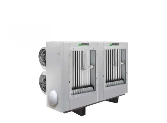 Aeroterma pe gaz in condensatie cu arzator modulant, pentru tubulatura Accorroni MEC MIX C 20/70 C - 69kW [1]