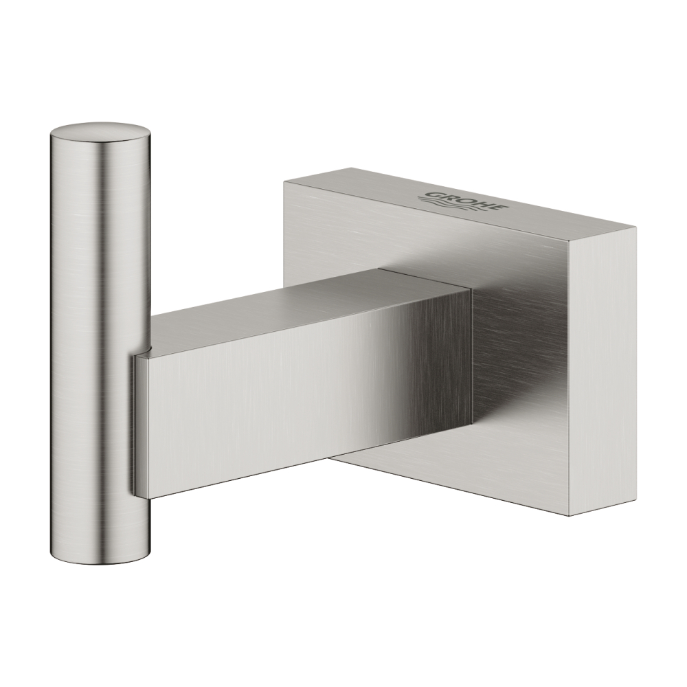 Agatatoare prosop Grohe Essentials Cube, fixare ascunsa, crom mat [2]