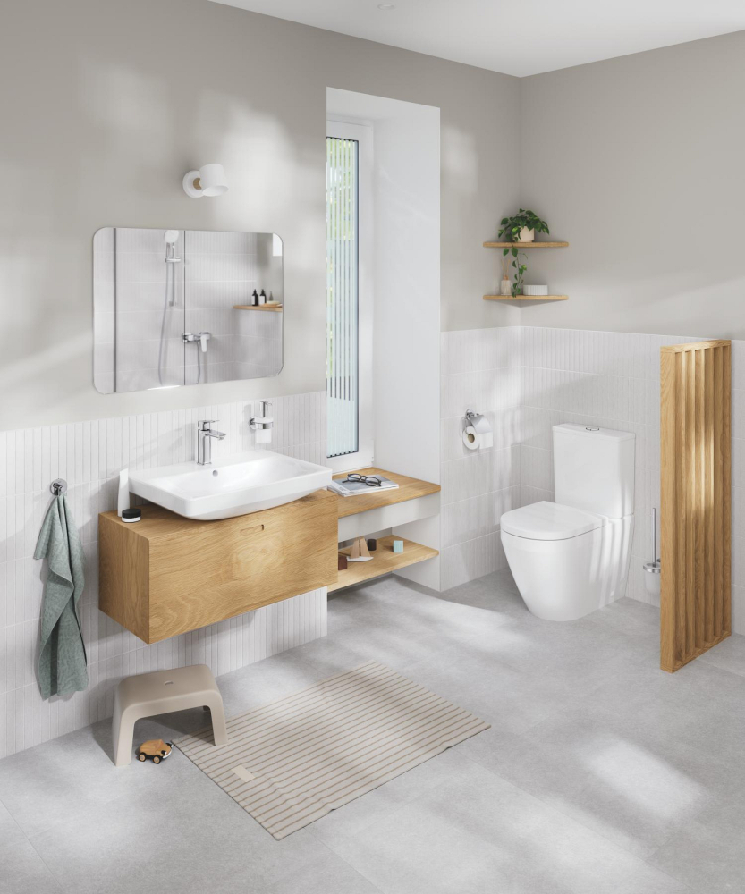 Agatatoare Grohe Start fixare ascunsa, montare pe perete, crom [4]