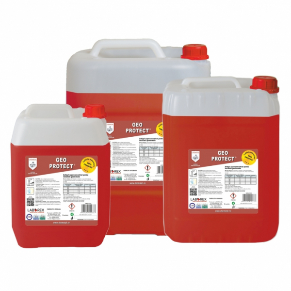Antigel superconcentrat pentru instalatii geotermale, pe baza de propilenglicol (MPG) cu puritate ridicata 5 kg Geo Protect, Chemstal [1]