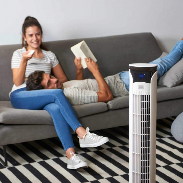 Ventilator turn alb Black+Decker 102 cm 45 W [2]