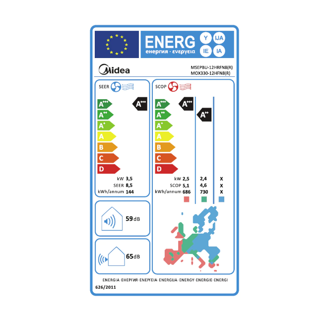 Aer conditionat Midea model All Easy Pro NORDIC 12000 BTU [4]