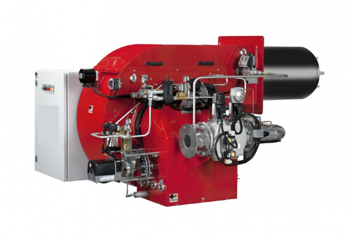 Arzator mixt pe gaz/motorina, modulant, 3488-7558 kW, 2 1/2", cap de ardere lung, F.B.R K 650/M TL EL + R CE-CT [1]