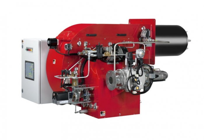 Arzator mixt pe gaz/motorina, modulant, 5815-17442 kW, 3", cap de ardere lung, F.B.R K 1800/M TL EL + R CE [1]
