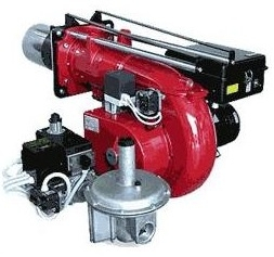 Arzator pe gaz, 2 trepte, 814-1508 kW, 2", cap de ardere scurt, F.B.R GAS P 150/2 CE-03 TC [1]