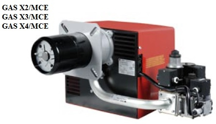 Arzator pe gaz modulant, 70-174 kW, 1", cap de ardere lung, F.B.R GAS X3/M CE TL [2]
