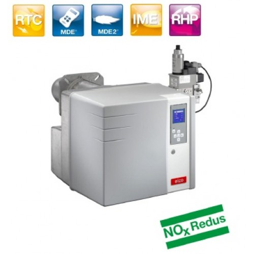 Arzator pe gaz/motorina, 2 trepte progresiv electronic / 3 trepte, 200-700 kW, Elco VGL 5.700 M d 1 1/2"-Rp 2" MBC 700 KL [1]