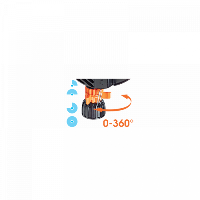 Aspersor cu varf rotativ 397MP Claber - 87070000 [4]