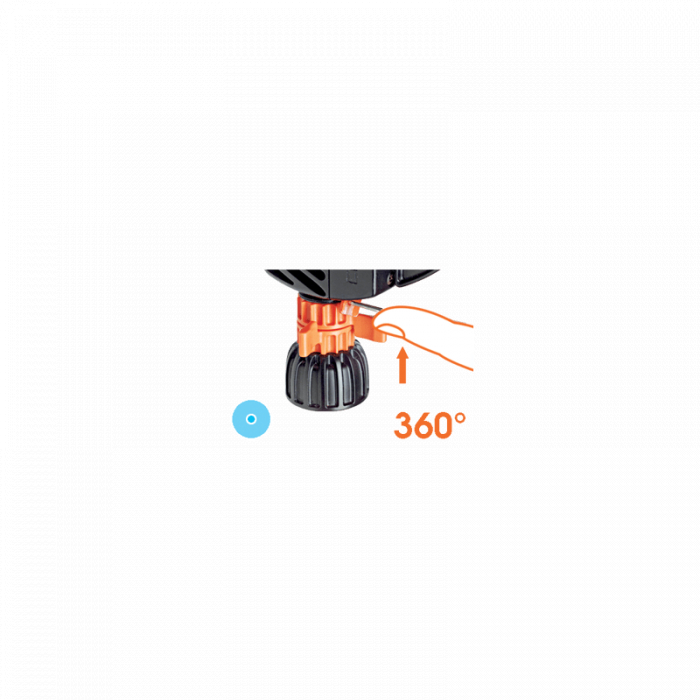 Aspersor cu varf rotativ 397MP Claber - 87070000 [3]