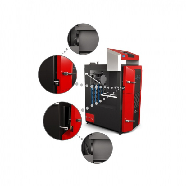 Centrala termica pe combustibil solid cu gazeificare, 25 Kw, Attack DPX Profi [3]