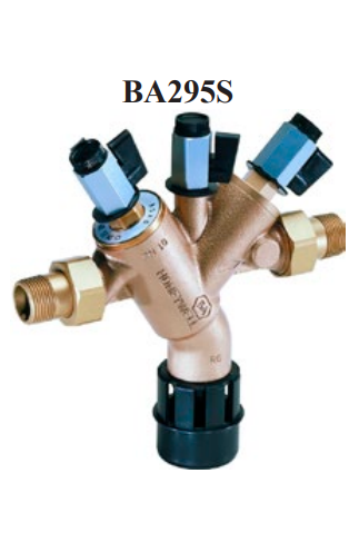 Backflow preventer cu 3 camere Resideo - Braukmann (ex Honeywell), pentru lichide clasa 4,1.5…10bar racorduri filetate cu semi-olandezi 1" [1]