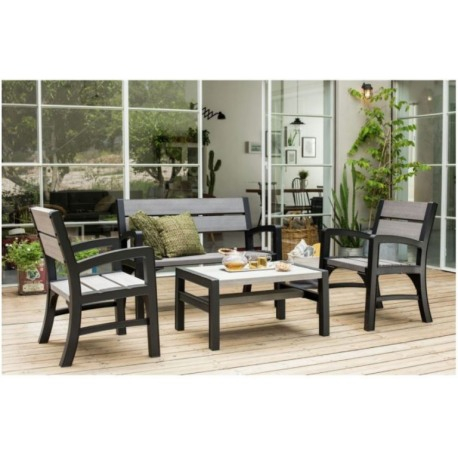 Set mobilier de gradina, gri, Keter Montero [3]
