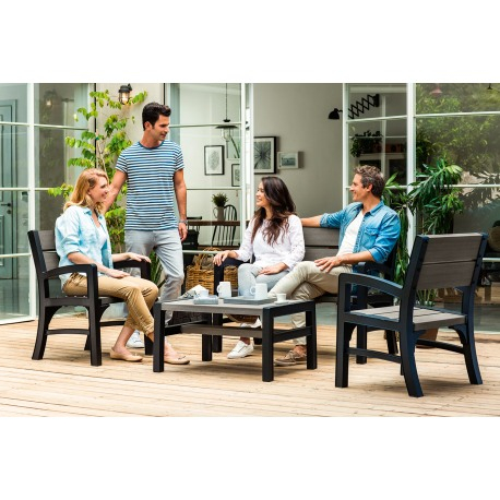 Set mobilier de gradina, gri, Keter Montero [2]