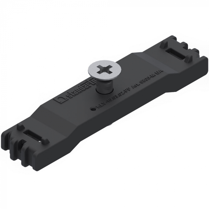 Bareta din polipropilena model BASE (sistem prindere antifurt) pentru rigola din polipropilena LN100 - Vodaland gama Drain [1]