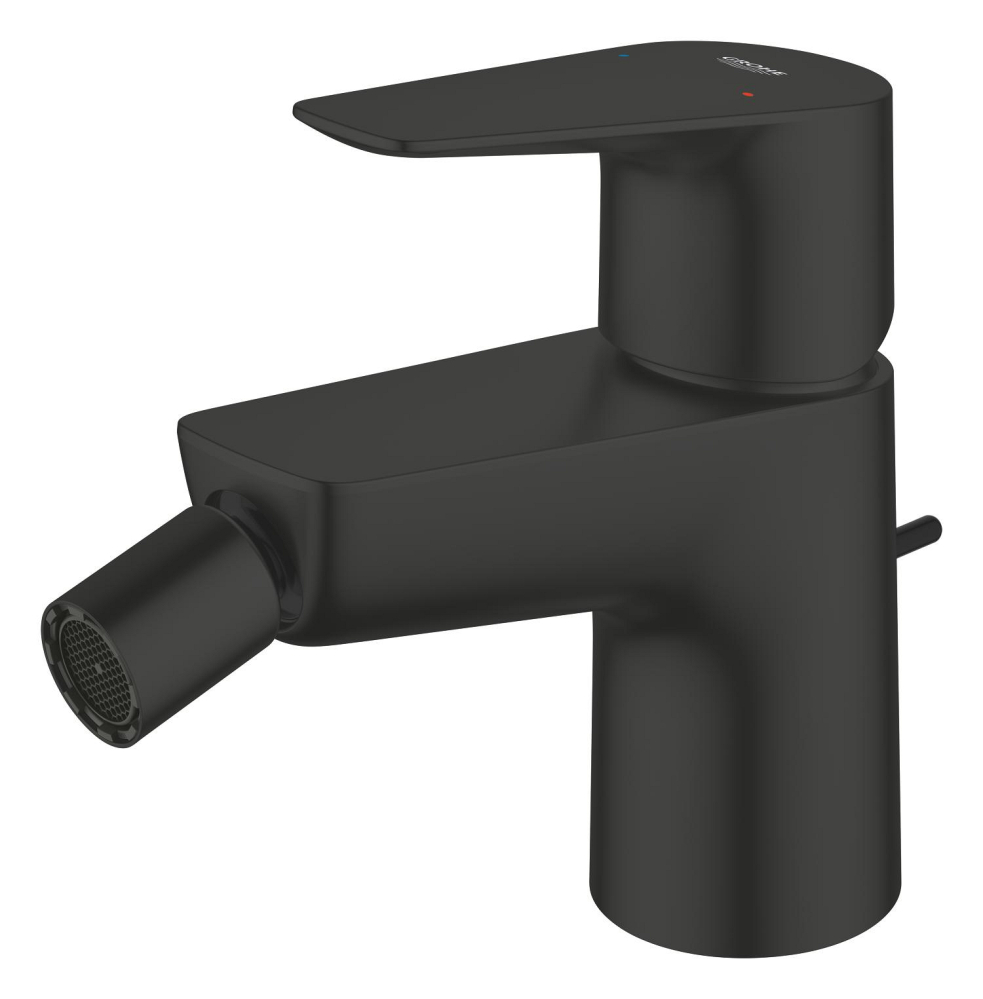 Baterie bideu monocomanda Grohe StartEdge 5 l/min, marime S, monocomanda, cartus ceramic, set evacuare cu tija, negru mat [4]