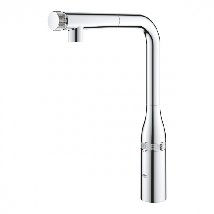 Baterie bucatarie suprafata cromata furtunuri flexibile Grohe Essence Smart Control [3]