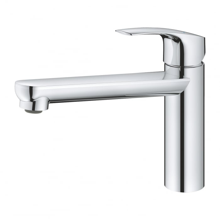 Baterie bucatarie pipa medie cromata furtunuri flexibile Grohe Eurosmart [3]