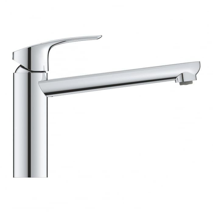 Baterie bucatarie pipa medie cromata furtunuri flexibile Grohe Eurosmart [2]