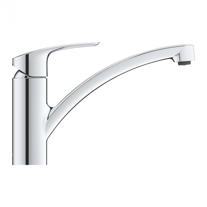 Baterie bucatarie pipa pivotanta cromata furtunuri flexibile Grohe Eurosmart New [2]