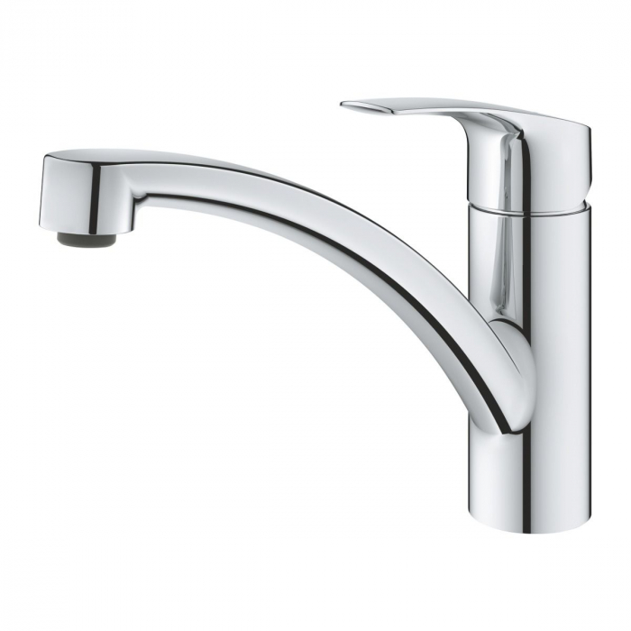 Baterie bucatarie pipa pivotanta cromata furtunuri flexibile Grohe Eurosmart New [3]