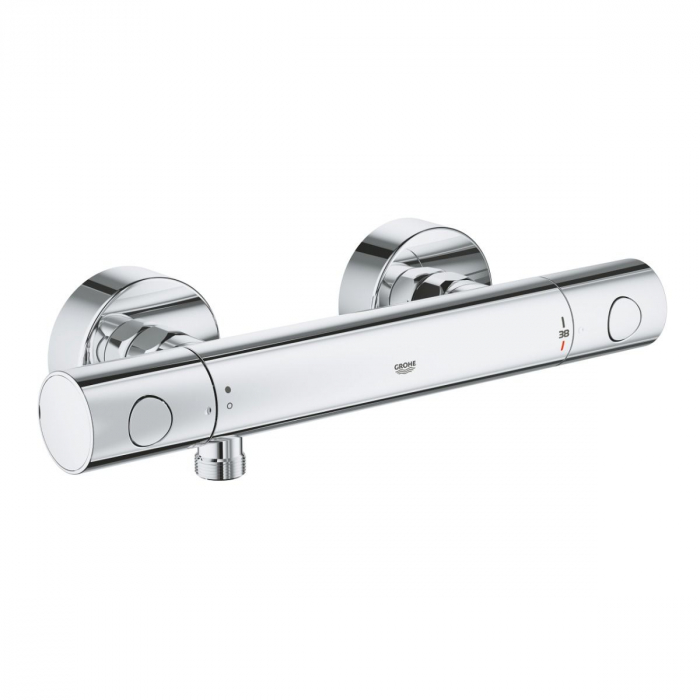 Baterie cabina dus termostat crom montare perete Grohe Grohtherm 800 Cosmopolitan [1]