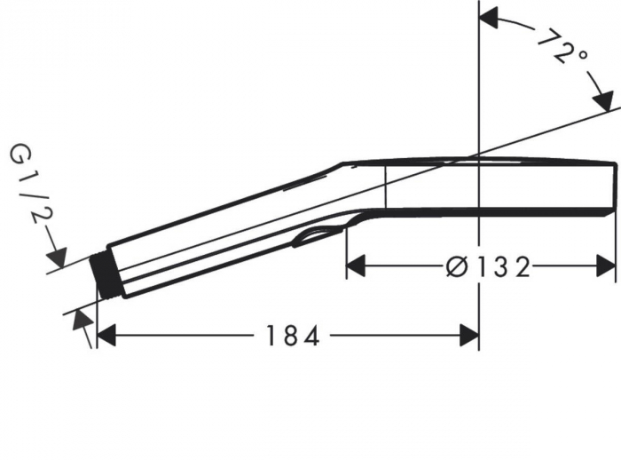 Para de dus Hansgrohe Rainfinity 130 3 tipuri de jet negru mat [4]