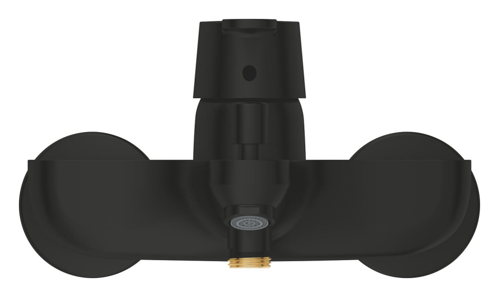 Baterie cada Grohe Get aparenta, monocomanda, diverter, aerator, limitator, negru mat [2]