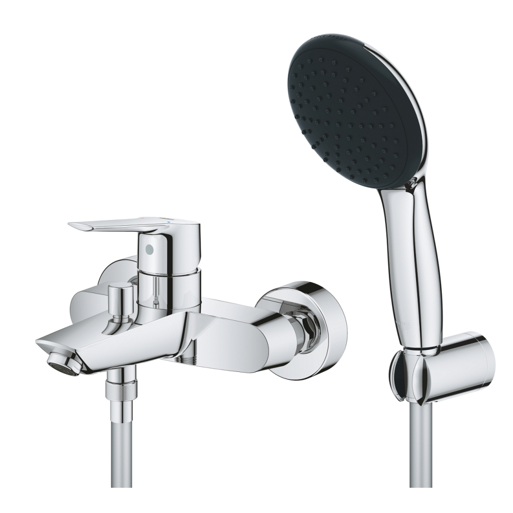Baterie cada Grohe Start, aparenta, diverter, set de dus, crom [2]