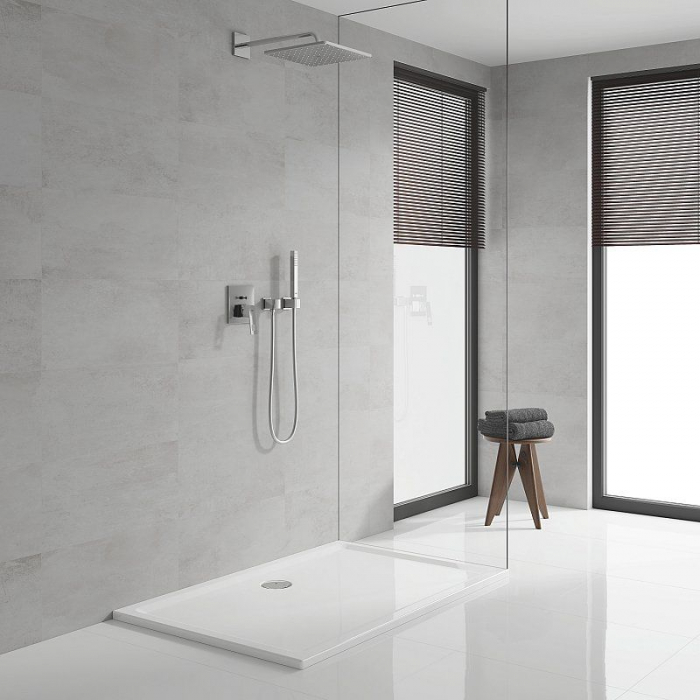 Sistem dus montaj incastrat para dus 31 cm corp incastrat inclus Grohe Cube Perfect Shower [4]