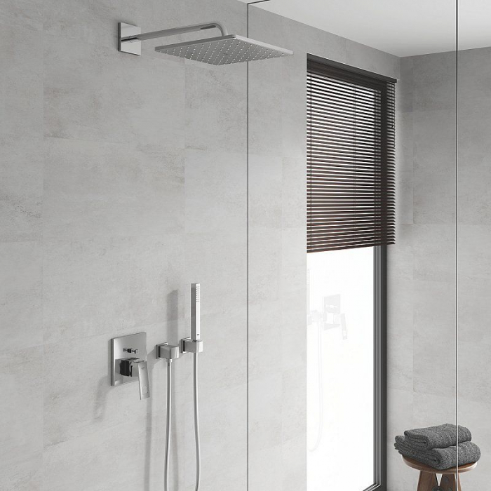 Sistem dus montaj incastrat para dus 31 cm corp incastrat inclus Grohe Cube Perfect Shower [3]