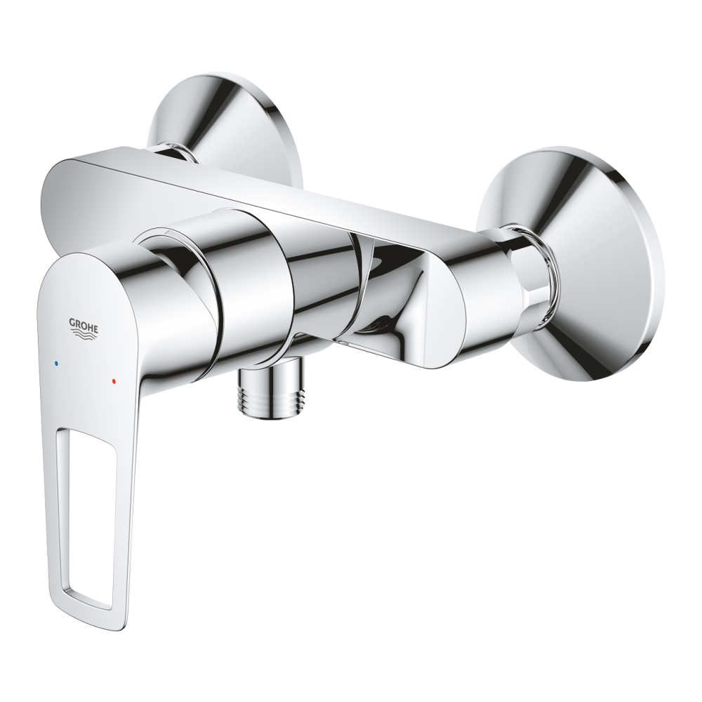 Baterie dus Grohe BauLoop monocomanda, cartus ceramic, crom [4]