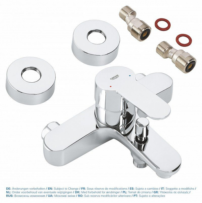 Baterie cada cromata fara furtun si para Grohe Eurostyle Cosmopolitan [3]