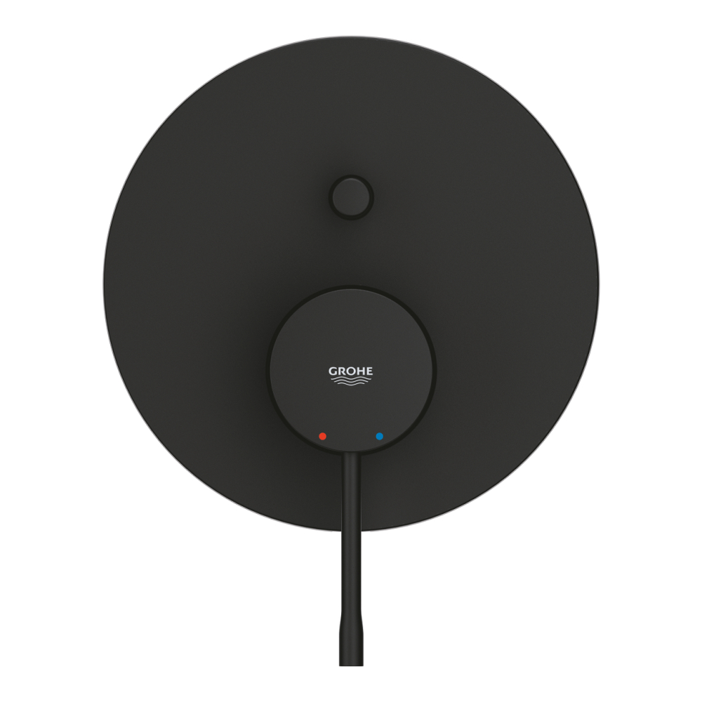 Baterie dus Grohe Essence monocomanda, incastrata, 2 iesiri, cartus ceramic, necesita corp instalare, negru [3]