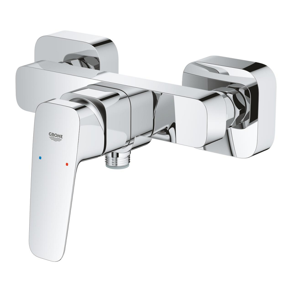Baterie dus Grohe Concetto SilkMove monocomanda, cartus ceramic, montare pe perete, crom [3]