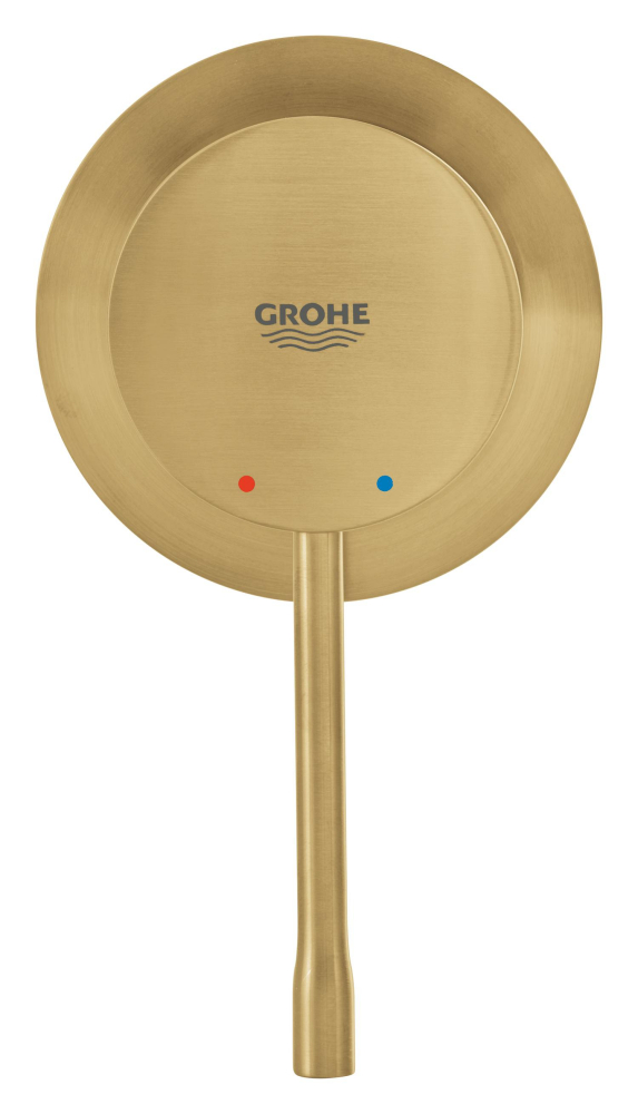 Baterie dus Grohe Essence monocomanda, cartus ceramic, incastrata, levier metalic, corp instalare inclus, pentru dus igienic, auriu mat [2]