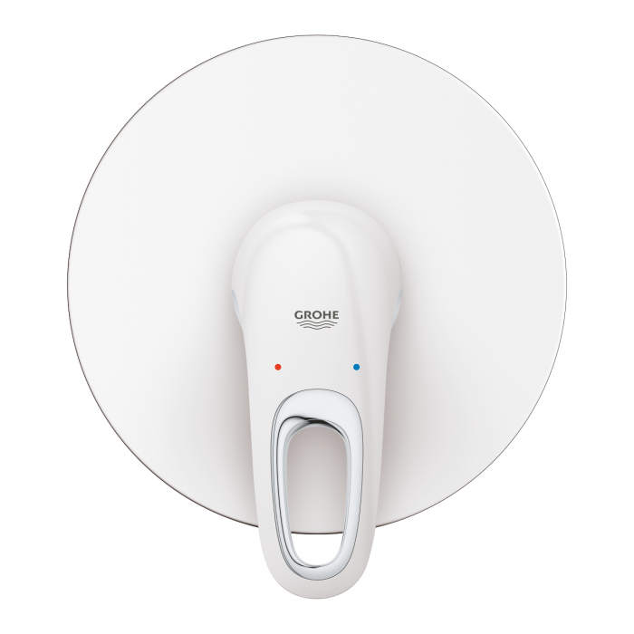 Baterie dus monocomanda alba Grohe Eurostyle [2]