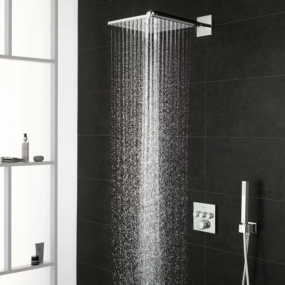 Baterie dus termostatica patrata 3 iesiri Grohe Grohtherm SmartControl [4]