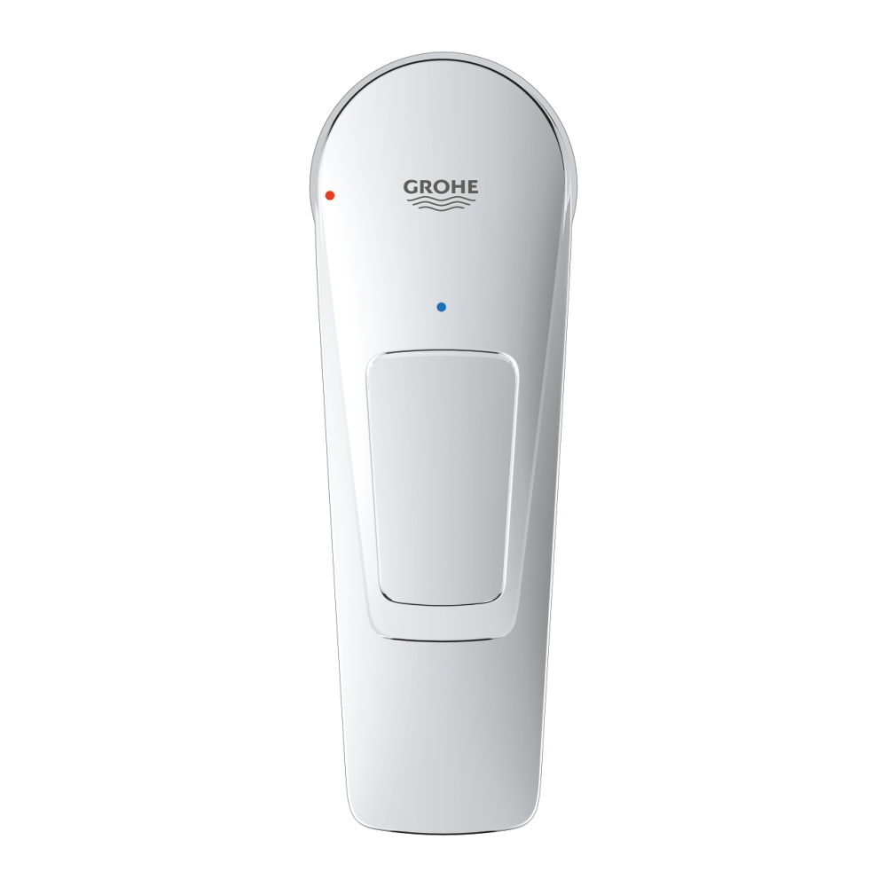 Baterie lavoar Grohe BauLoop S pornire pe rece, cartus ceramic, evacuare cu apasare, crom [2]