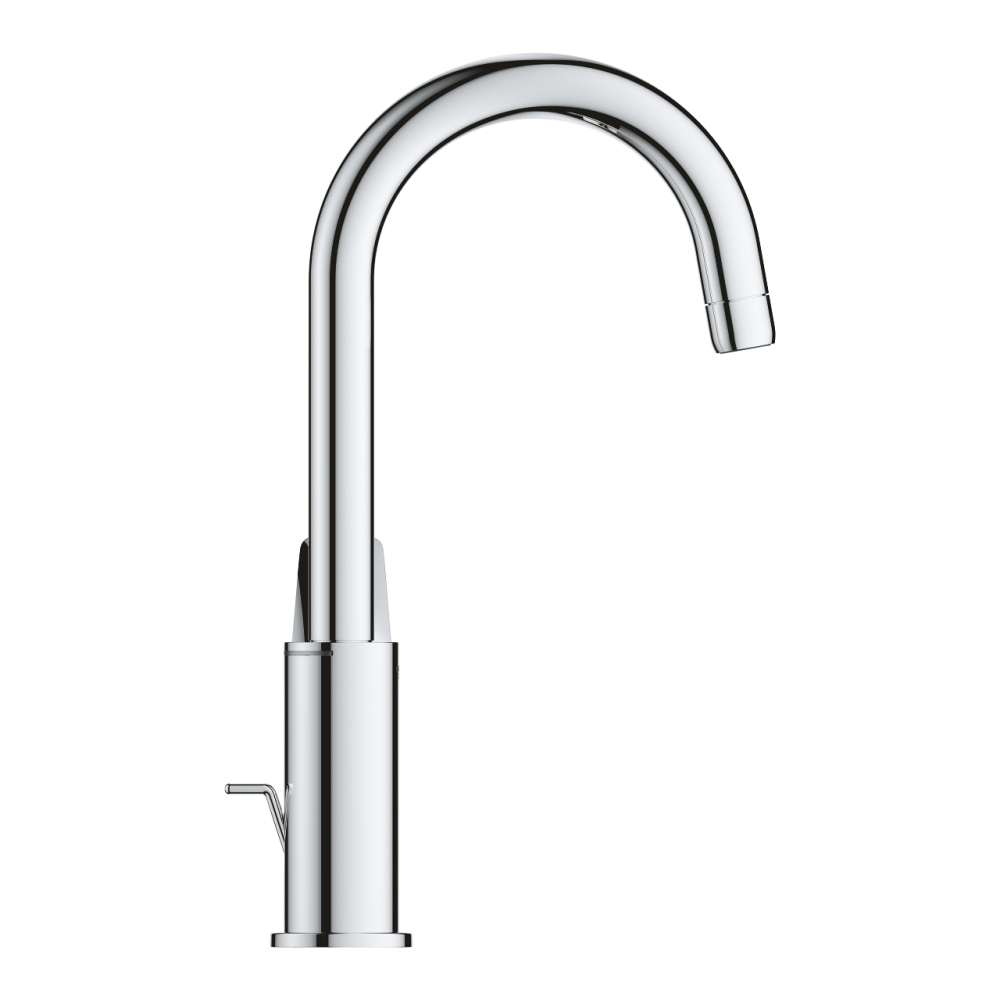 Baterie lavoar Grohe BauLoop L monocomanda, cartus ceramic, pivotanta, limitator, set evacuare cu tija, crom [3]
