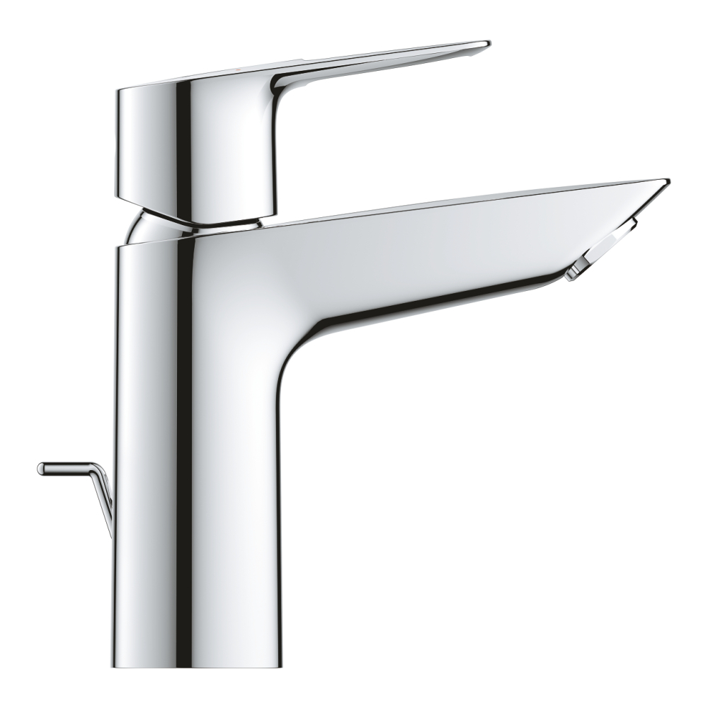 Baterie lavoar Grohe BauLoop M, monocomanda 3/8" cartus ceramic, evacuare cu tija, crom [3]