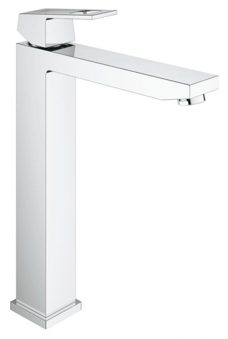 Baterie lavoar inalta montare blat cromata furtunuri flexibile Grohe Eurocube [1]