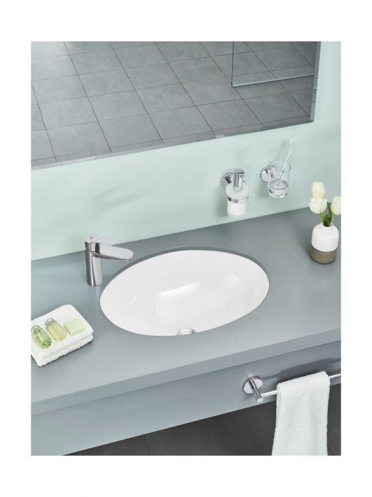 Baterie lavoar marimea M furtunuri flexibile cromata Grohe Bau Edge [2]