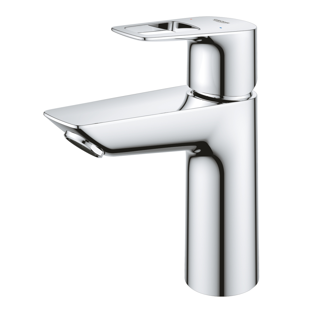 Baterie lavoar Grohe BauLoop M monocomanda, cartus ceramic, evacuare cu apasare, crom [4]