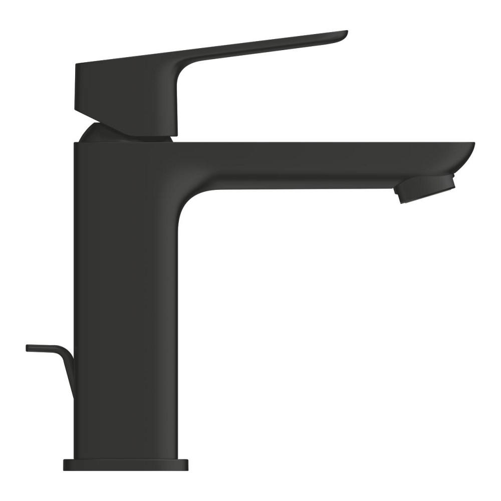 Baterie lavoar Grohe Concetto SilkMove M monocomanda, set evacuare cu tija, cartus ceramic, negru mat [2]
