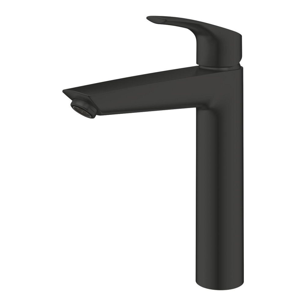 Baterie lavoar Grohe Eurosmart SilkMove XL monocomanda, cartus ceramic, limitator temperatura, negru [3]
