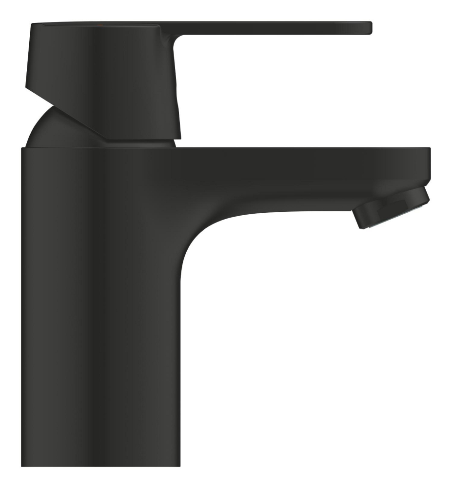 Baterie lavoar Grohe Get S monocomanda, cartus ceramic, evacuare cu apasare, negru mat [5]