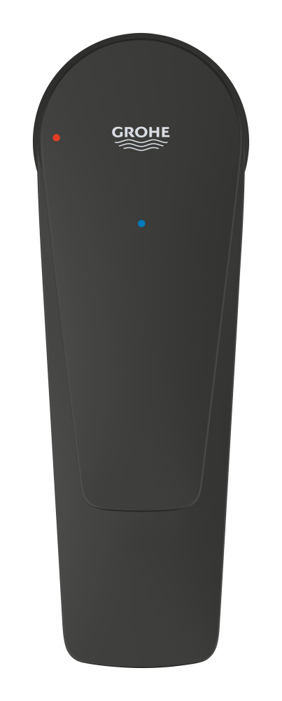 Baterie lavoar Grohe StartEdge S monocomanda, montare pe blat, cartus ceramic, evacuare cu apasare, negru mat [2]